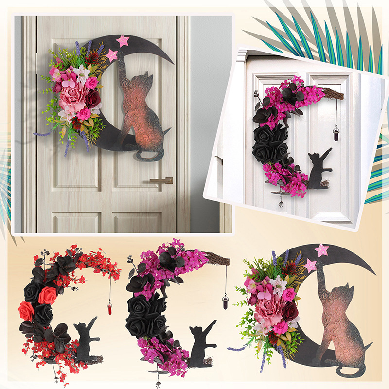 (🔥Last Day Promotion-SAVE 50% OFF)Art Halloween Lunar Decor Kitty Lovers Gift-🔥BUY 2 GET 10% OFF & FREE SHIPPING