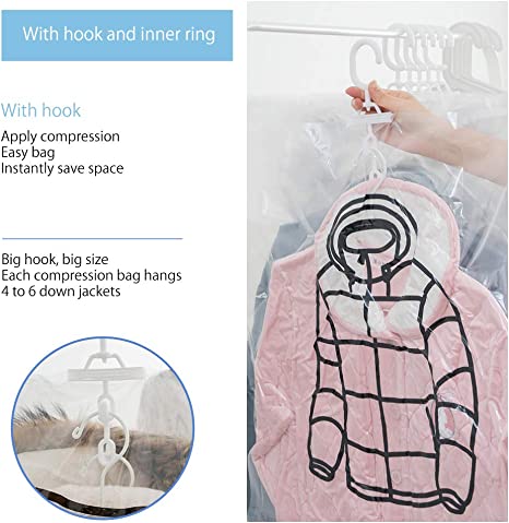 🔥Hot Sale🔥 Hanging Vacuum Storage Bags