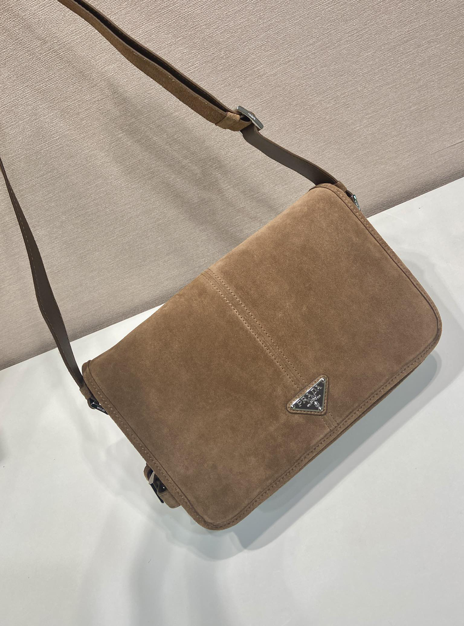 Prada New Suede Messenger Bag 2VD073