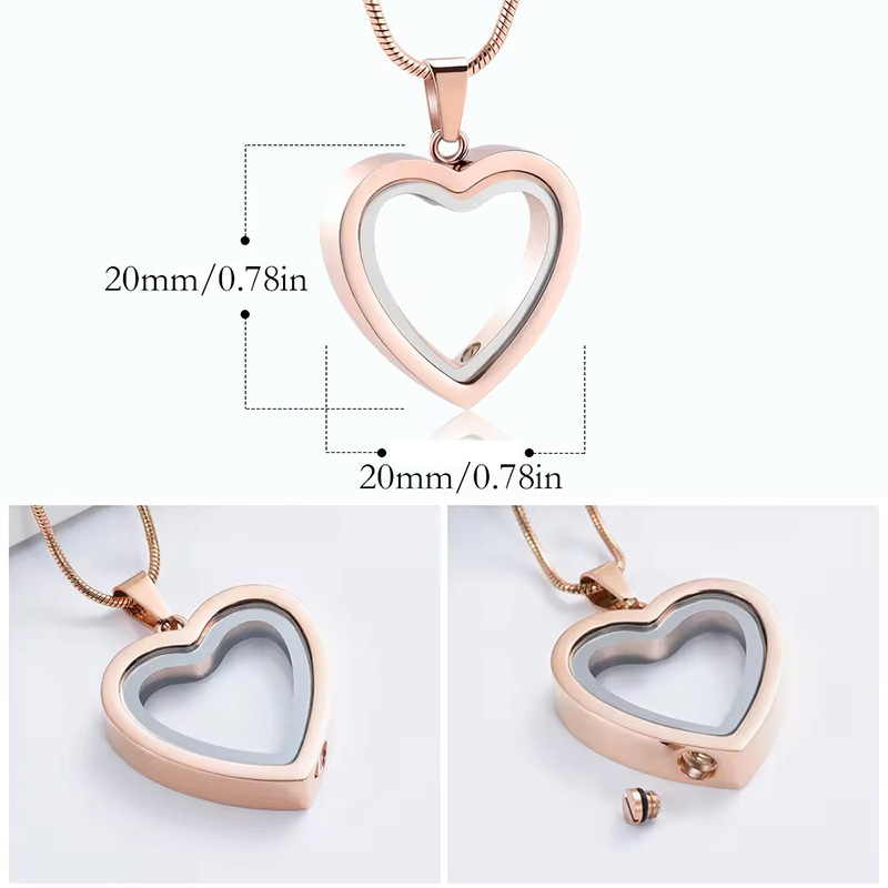 ❤️ Urn Pendant & Heart Necklace