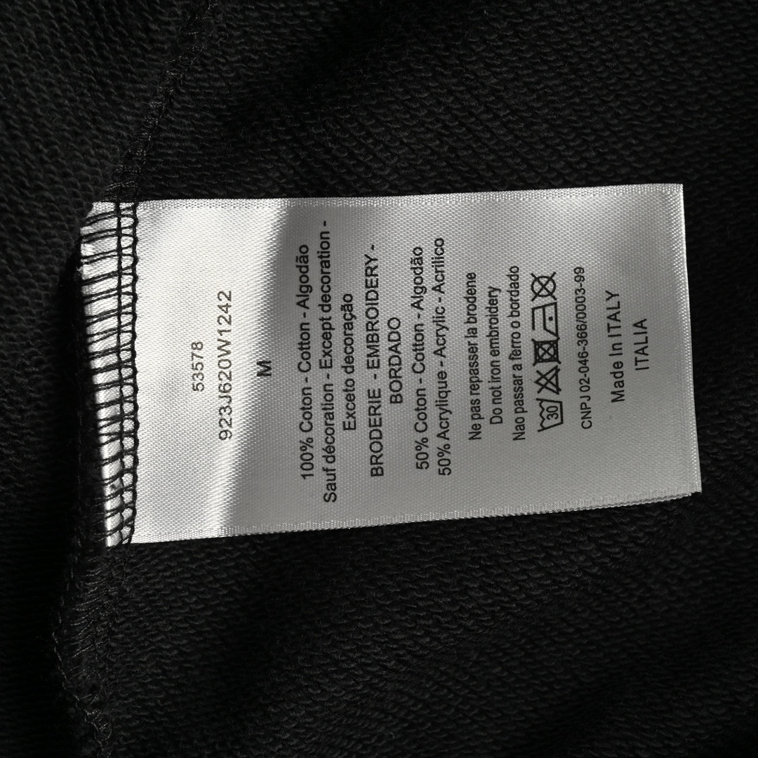 Dior 24Fw cotton trousers with CD and pocket logo embroidery
