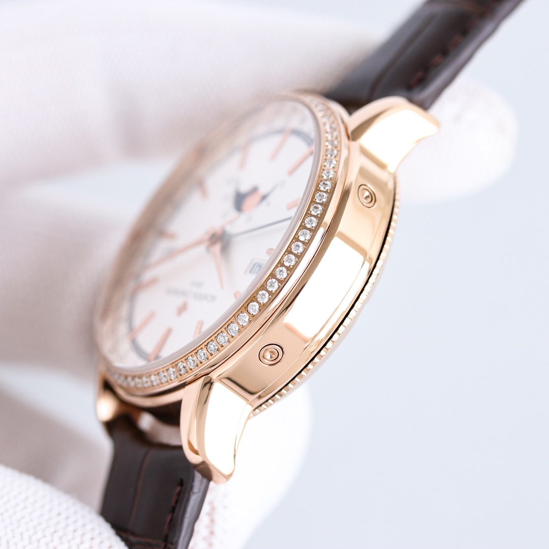 Tradition series complete calendar watch back diamond version 4010TO00RB344B740B345