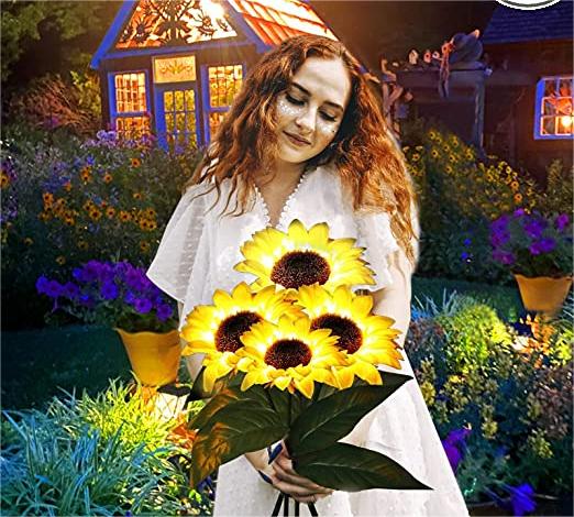 💥Last Day Promotion-[SAVE 50% OFF]--Waterproof Solar Sunflower Light--BUY 3 GET 10% OFF & FREE SHIPPING