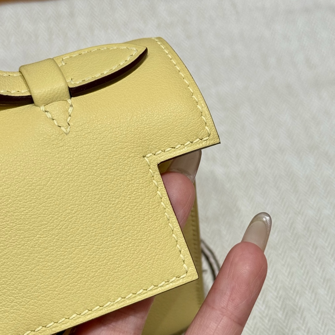 Hermès Kelly Pochette 1ZJaune Poussin Handbag (Handmade to Order)