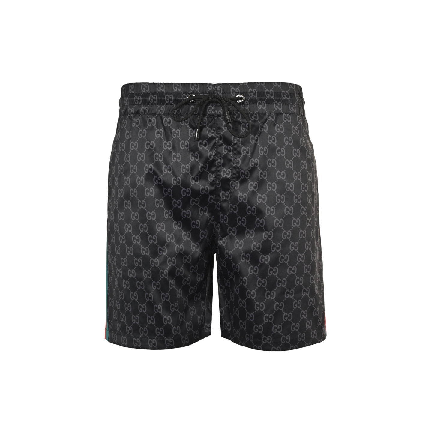 Gucci 25ss beach shorts with red and green side print
