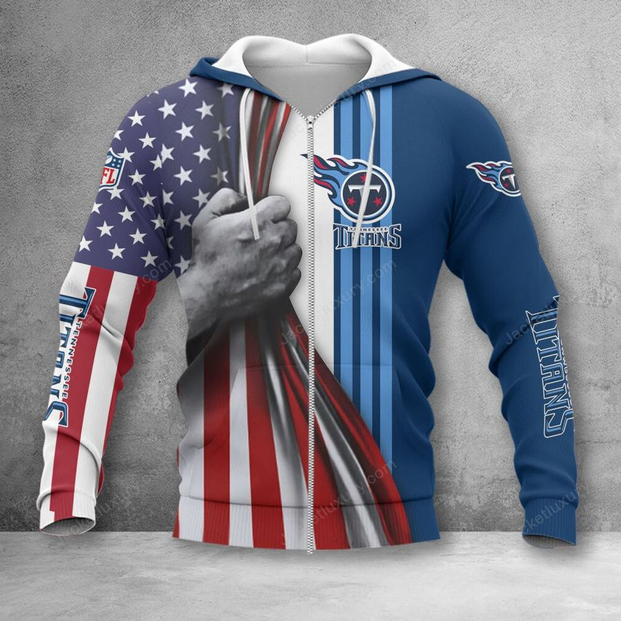 TENNESSEE TITANS 3D HOODIE SKULL0804