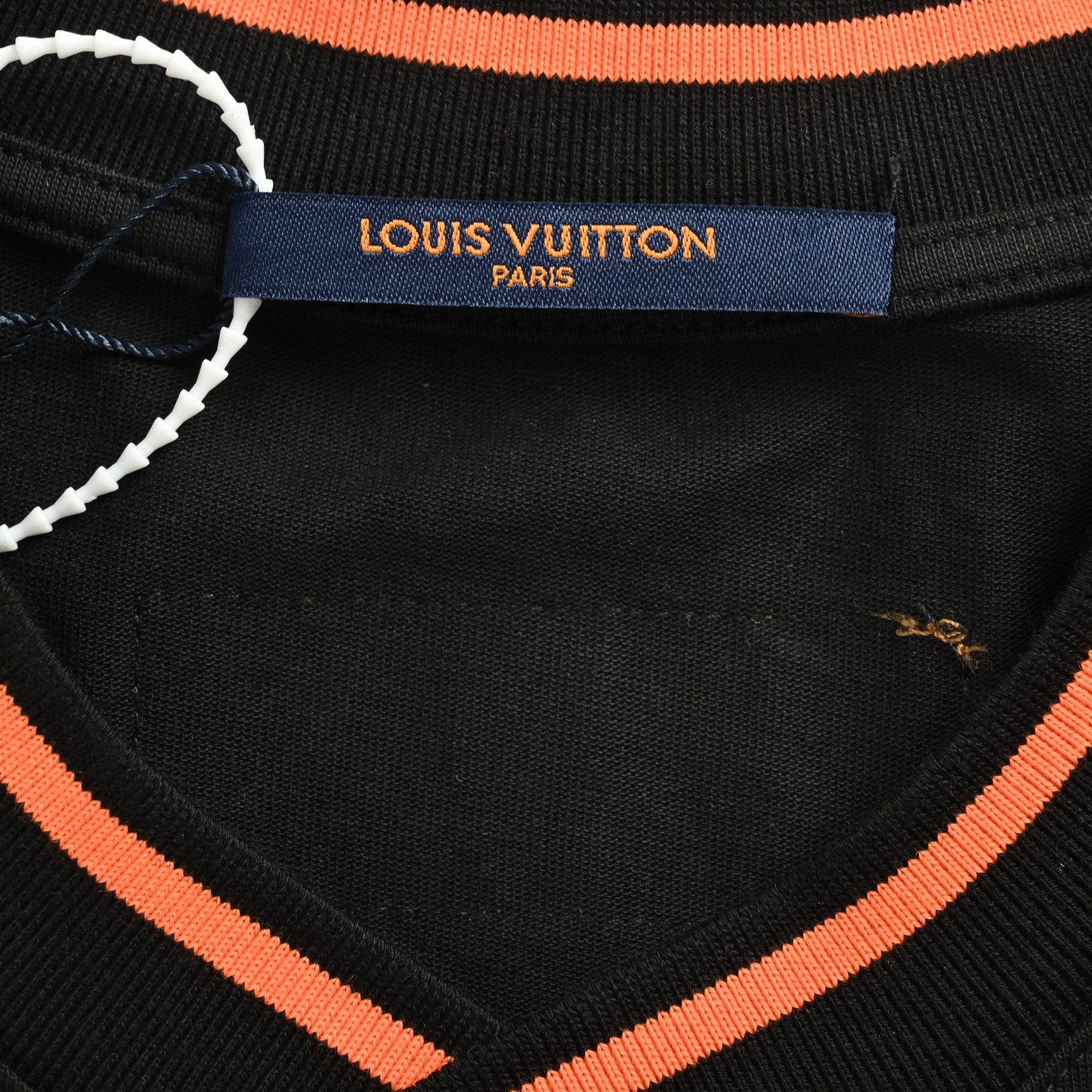 Louis Vuitton 25ss 00 orange letter print short sleeve
