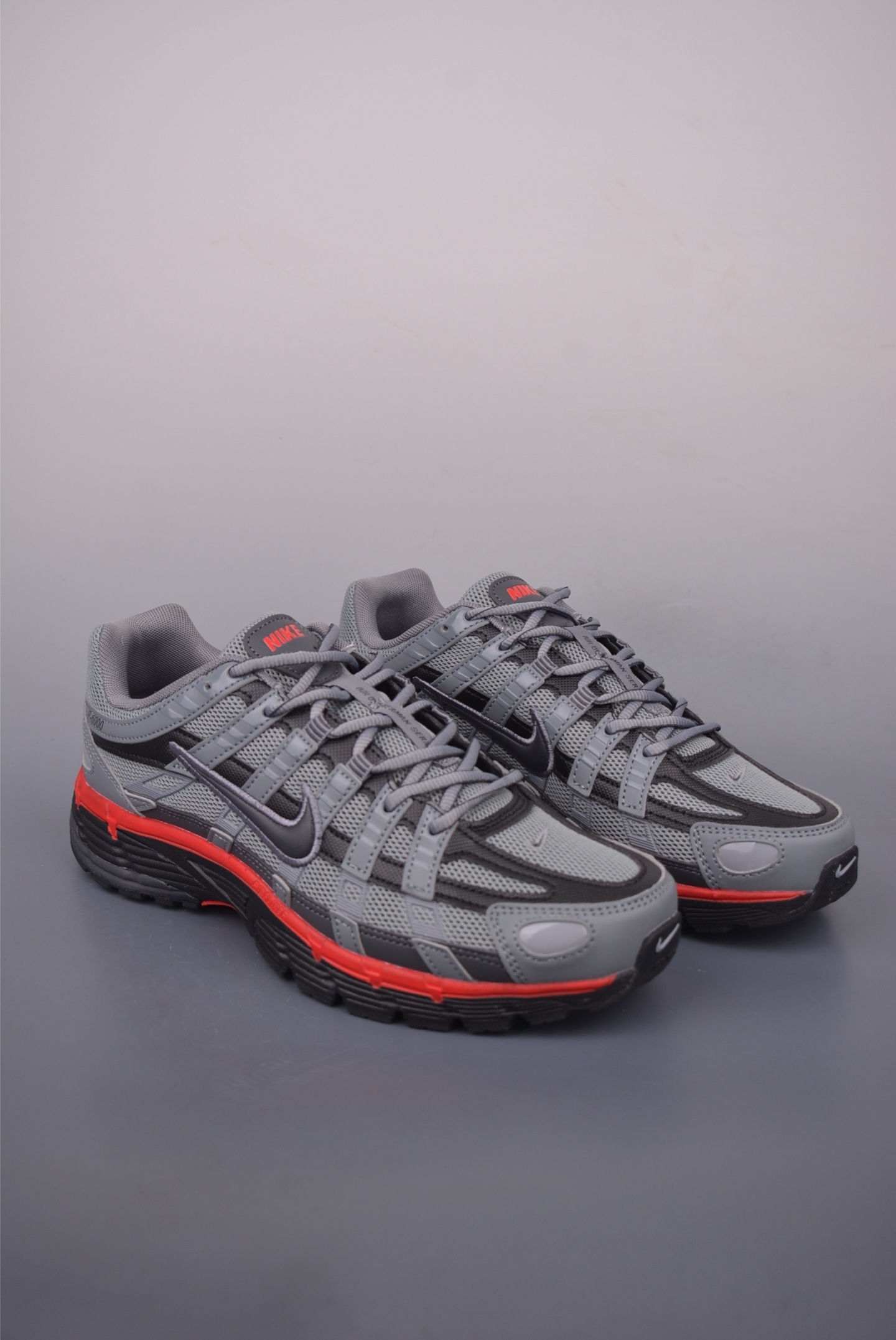 Nike P-6000 Premium “Grey Black Red” IF6199-001