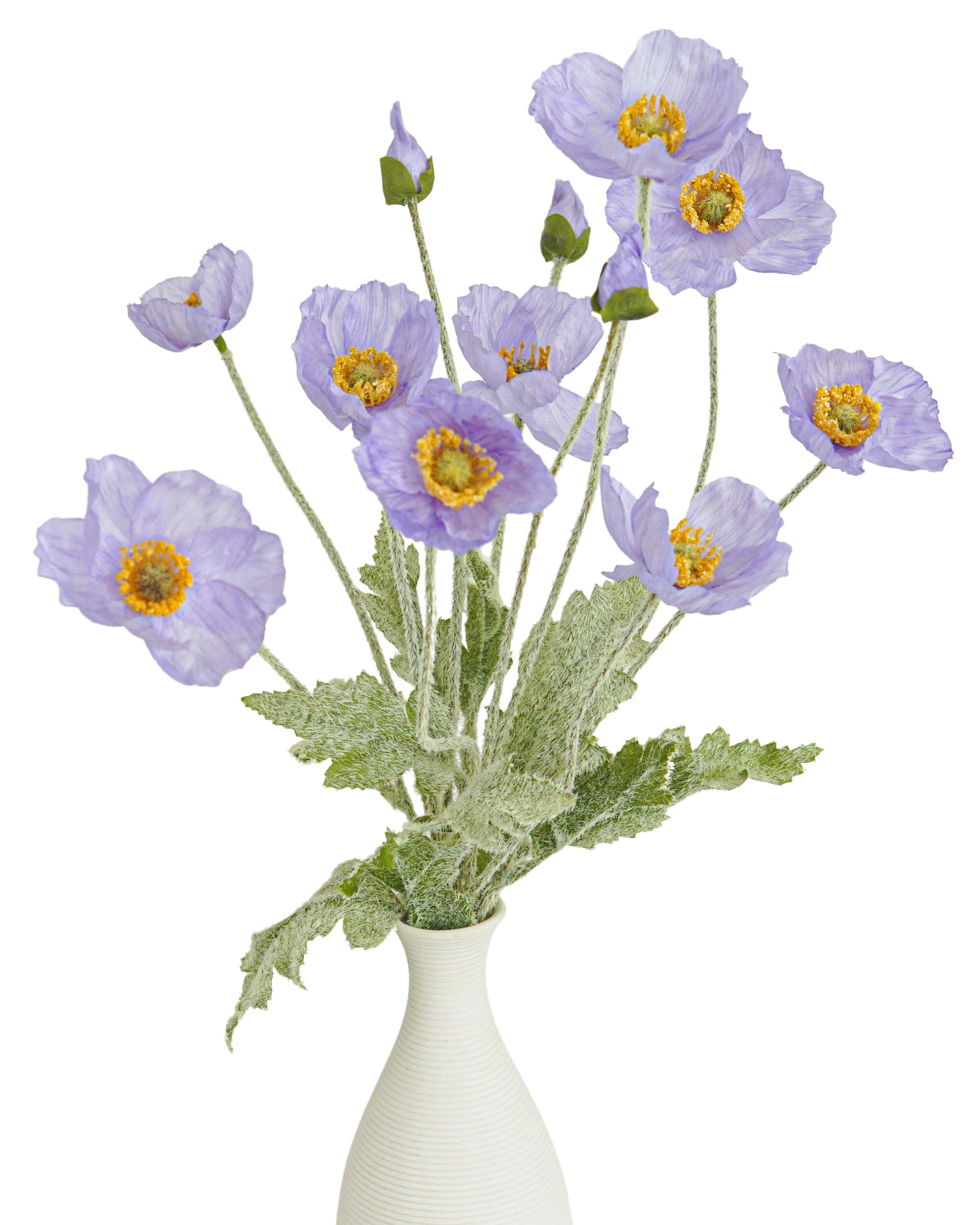 🔥Last Day 50% OFF🔥Artificial Poppy Silk Flowers for Home Decor, Wedding Bouquet(Set of 5 stems)📦BUY 2SETS GET 10% OFF & FREE SHIPPING NOW