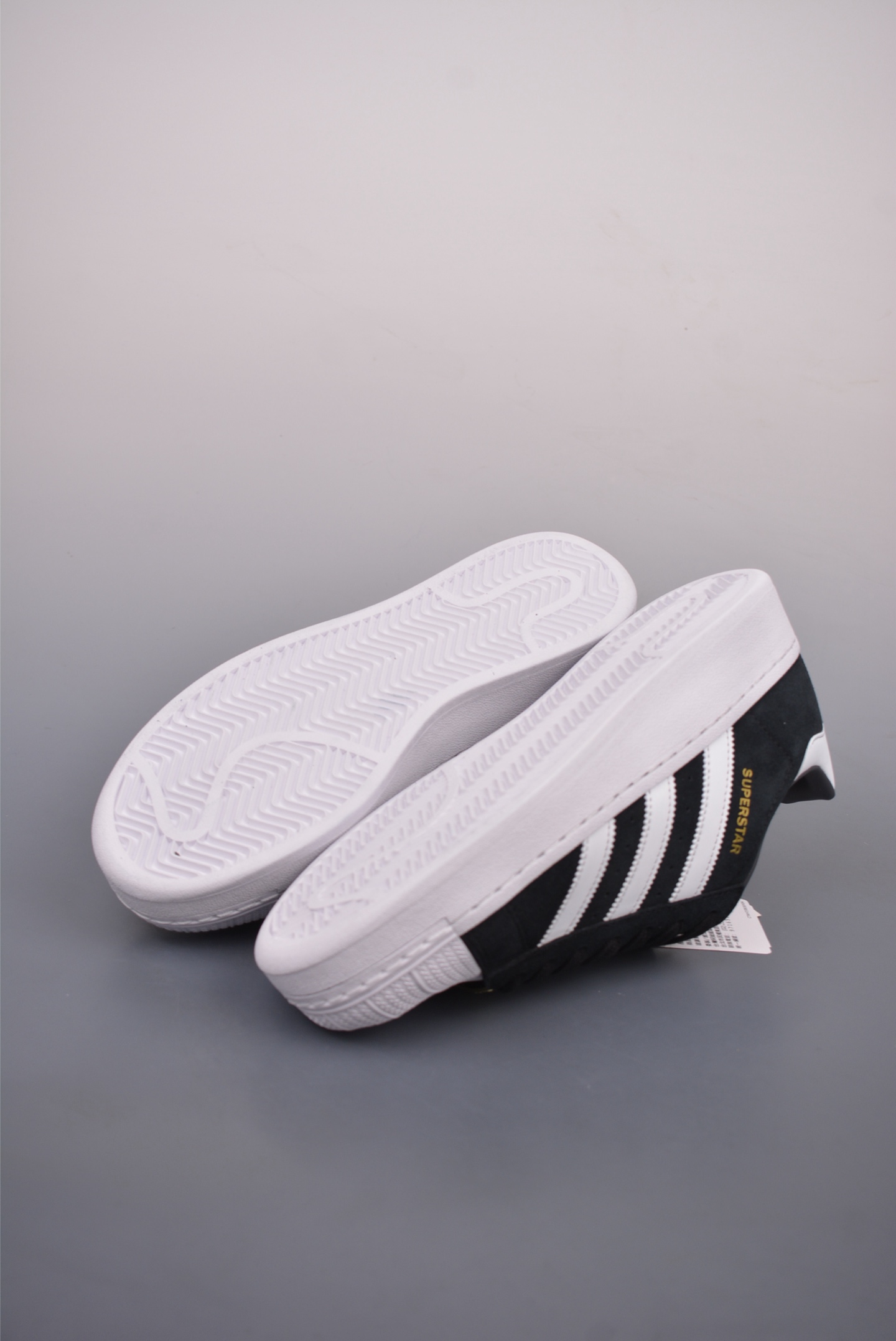 Adidas Originals Superstar White Black Gold JI0124