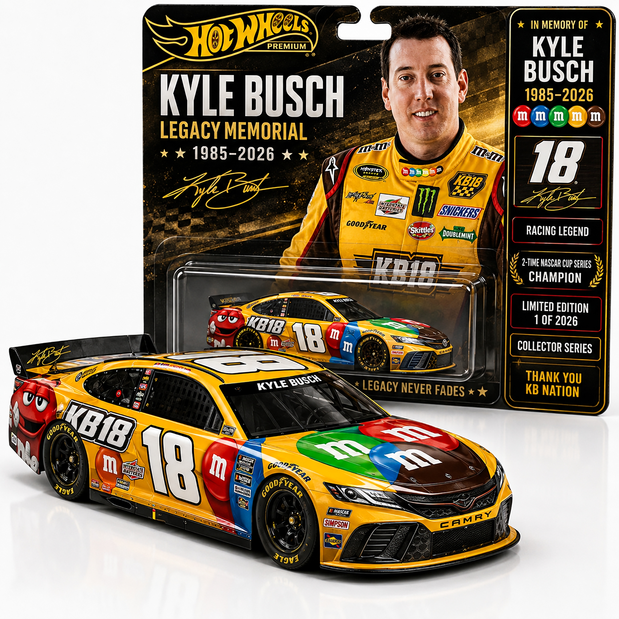 Kyle Busch Legacy Memorial Collector’s Edition Car