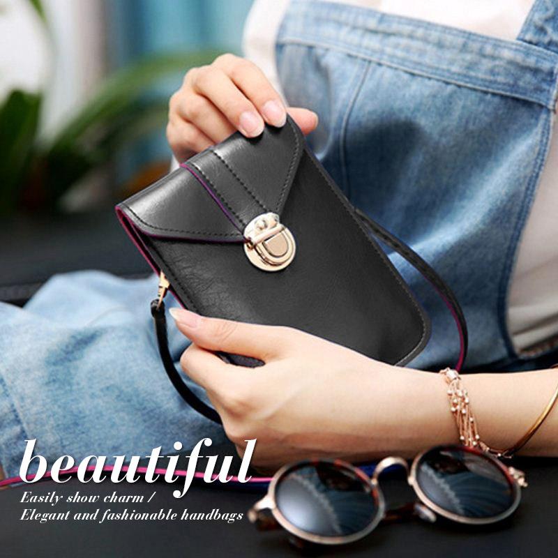 Last Day Promotion save 50%-Touchable Leather Wallet✨(Buy 2 Get 1 Free Now! Mobile Phone Bag)
