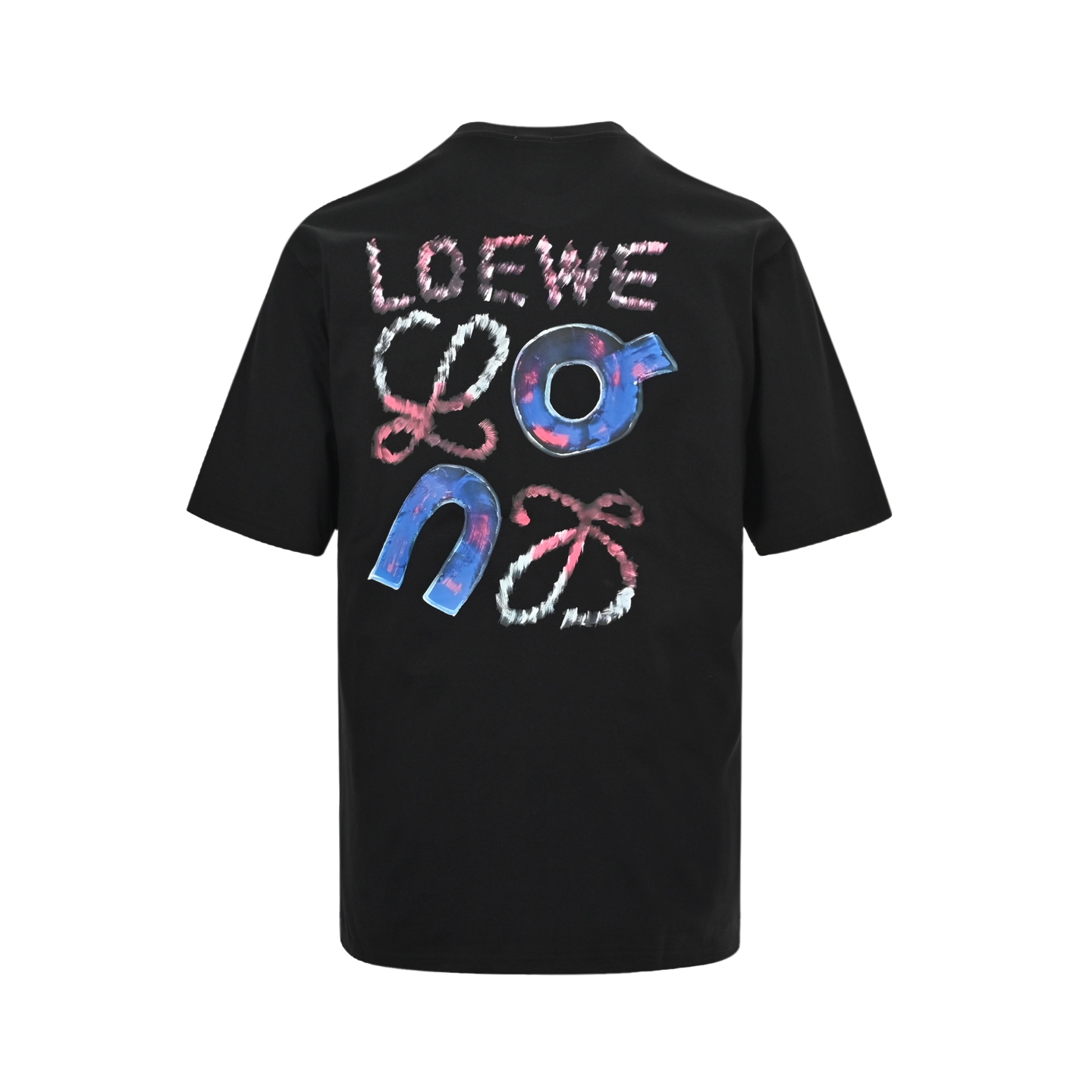 Loewe 25ss Angpao joint graffiti logo print short sleeve