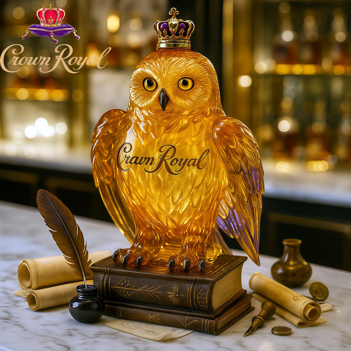 Hedwig Whiskey Bottle