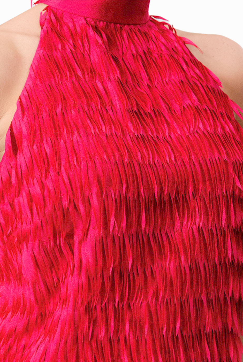 Vestido corto de cuello tipo halter
