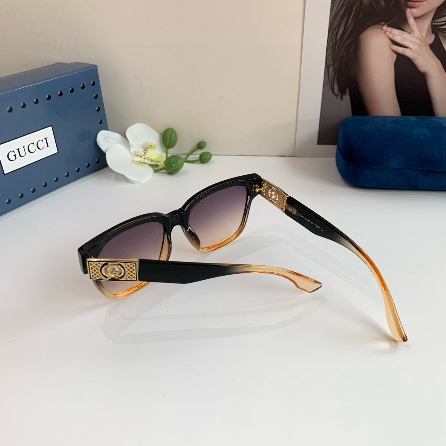Gucci Round Frame Sunglasses