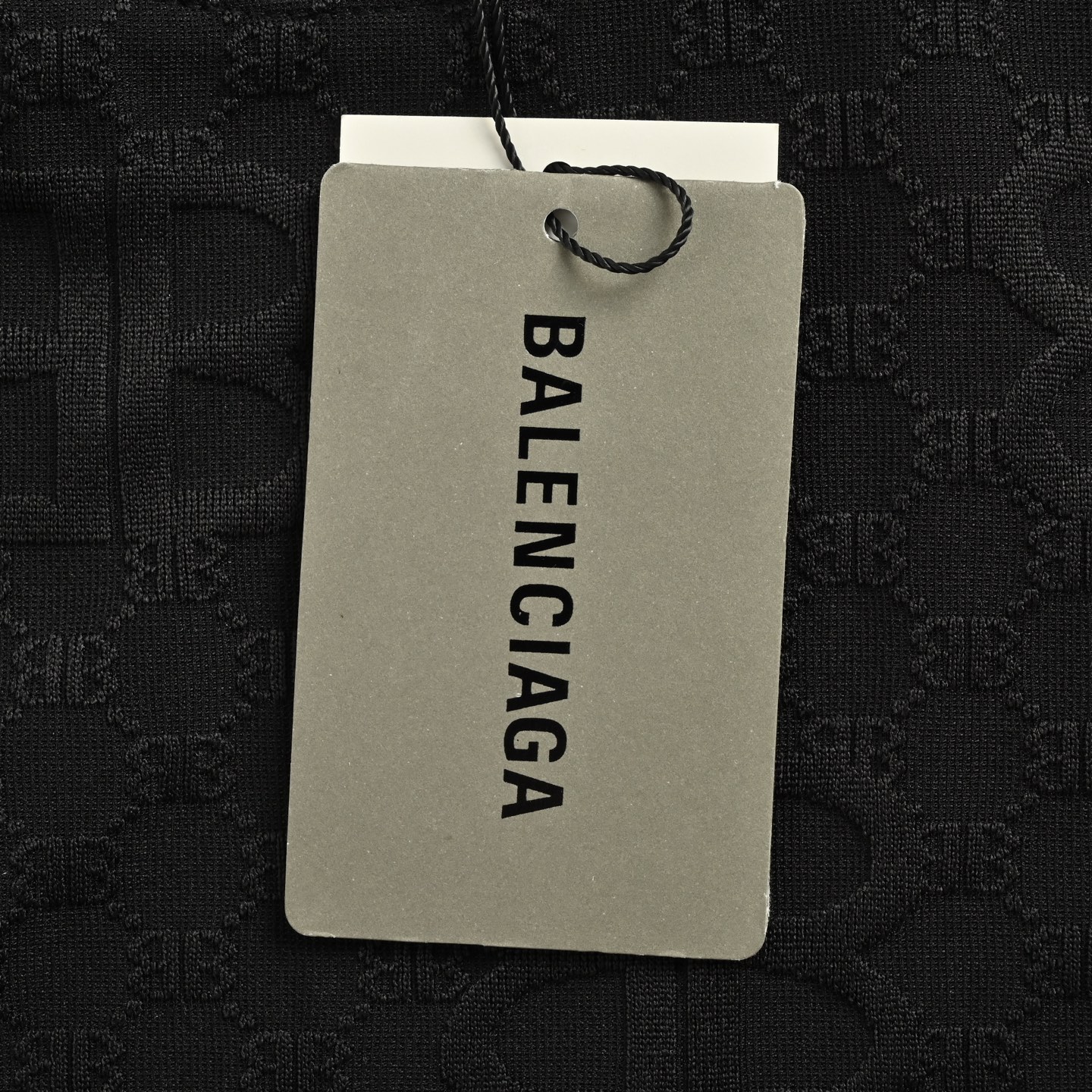 Balenciaga 25ss dark pattern full print double B jacquard short sleeve