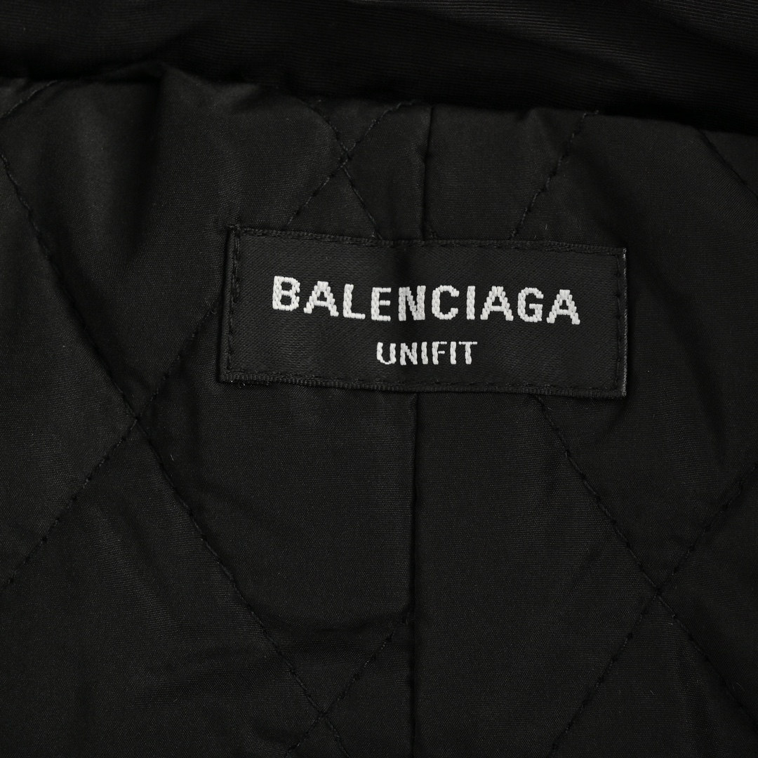 Balenciaga 24Fw double pocket quilted trench coat