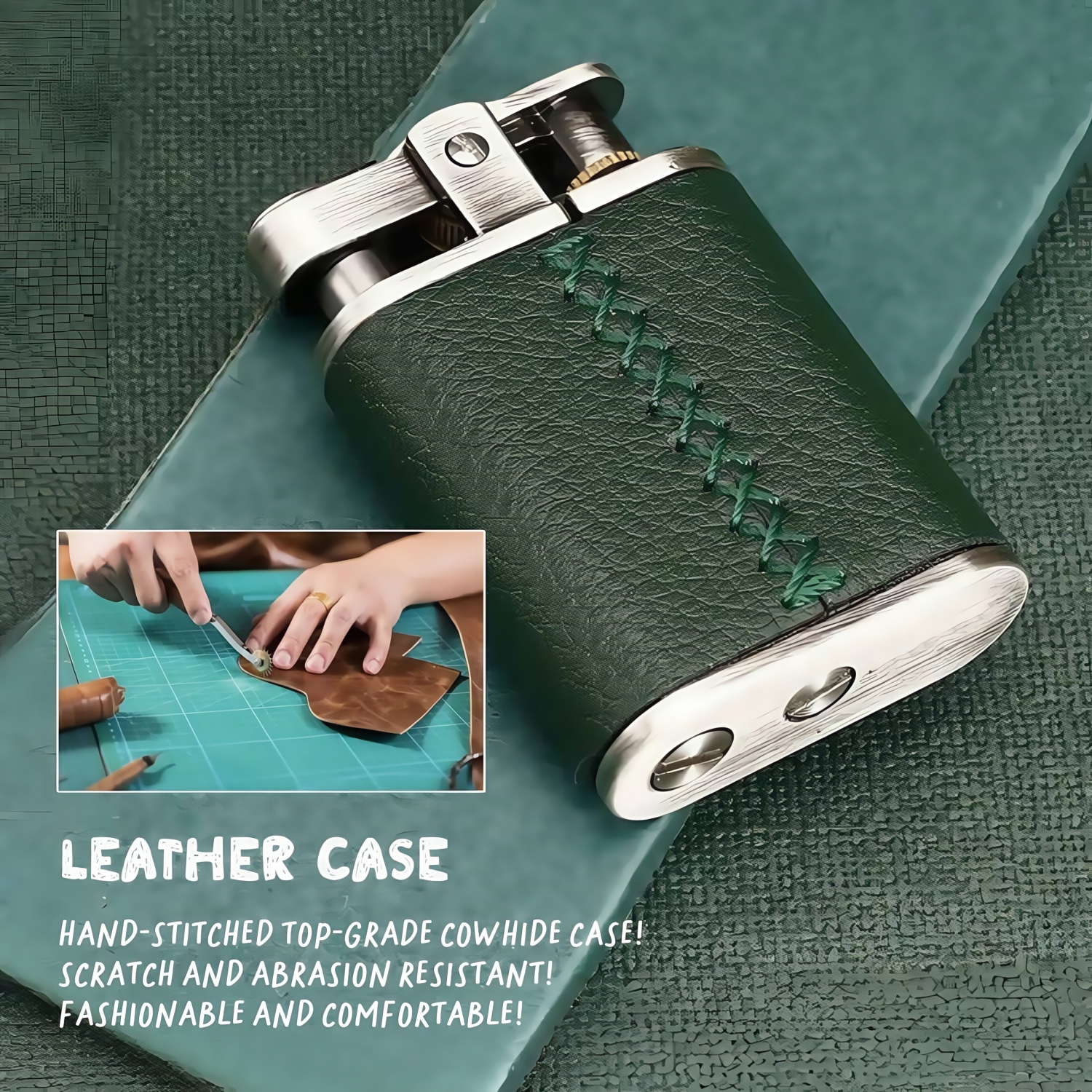 🔥On Sale🔥Kerosene Windproof Vintage Nodding - Press Lighter (With Gift Box)