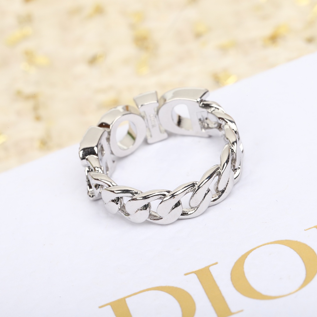 Dior Alphabet Full Diamond Ring