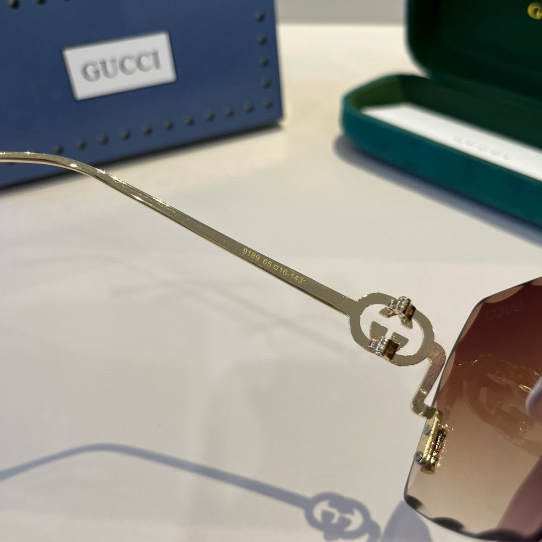 Gucci rimless sunglasses