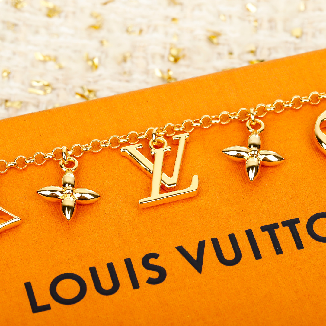 Louis Vuitton floral bracelet