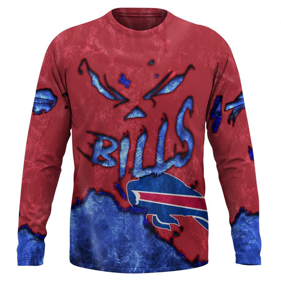 BUFFALO BILLS 3D HOODIE HALLOWEEN001