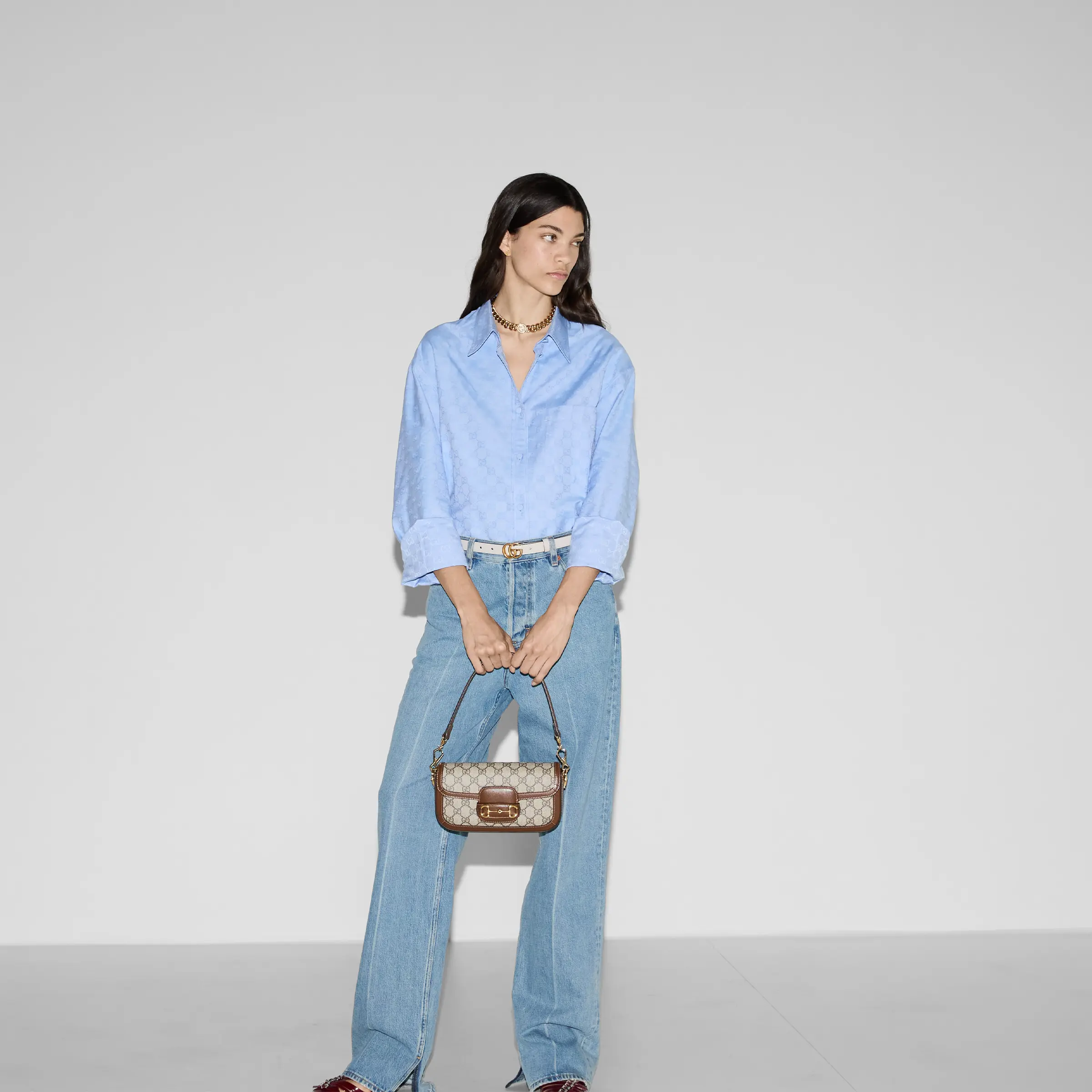 Gucci Horsebit 1955 Shoulder Bag‎735178 92TCG 8563