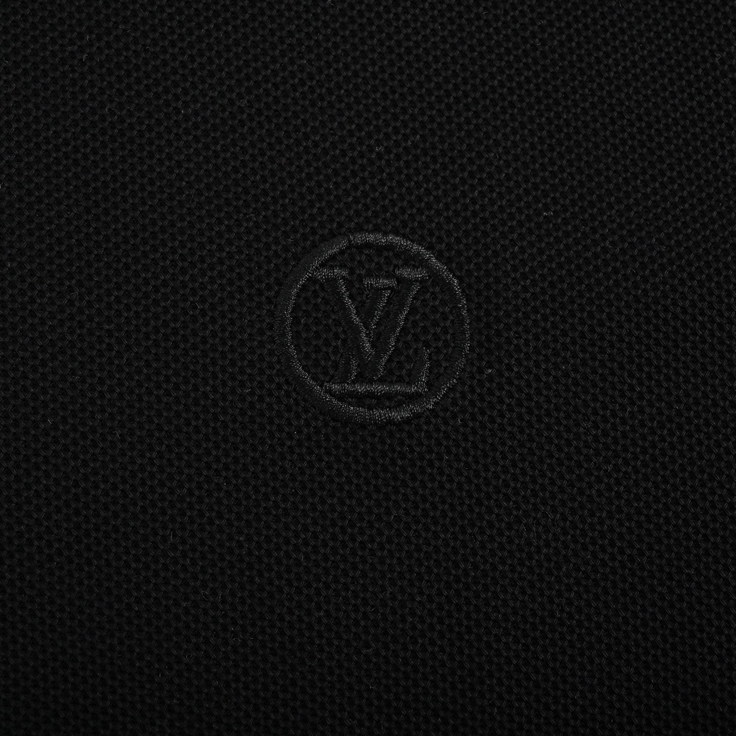 Louis Vuitton Logo Embroidered Polo Short Sleeve
