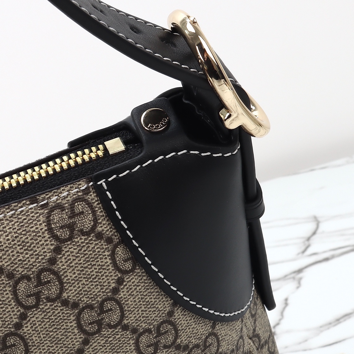 Gucci GG Emblem Medium Shoulder Bag 815216 FAD6L 9741