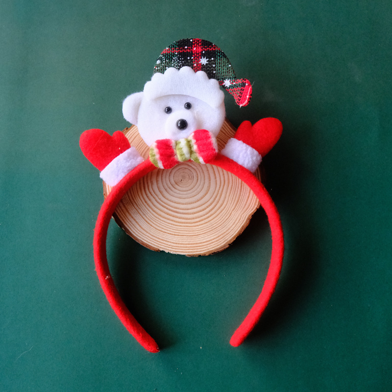 Christmas headband Christmas Headband Cartoon light up headband Christmas hairpin Christmas gift