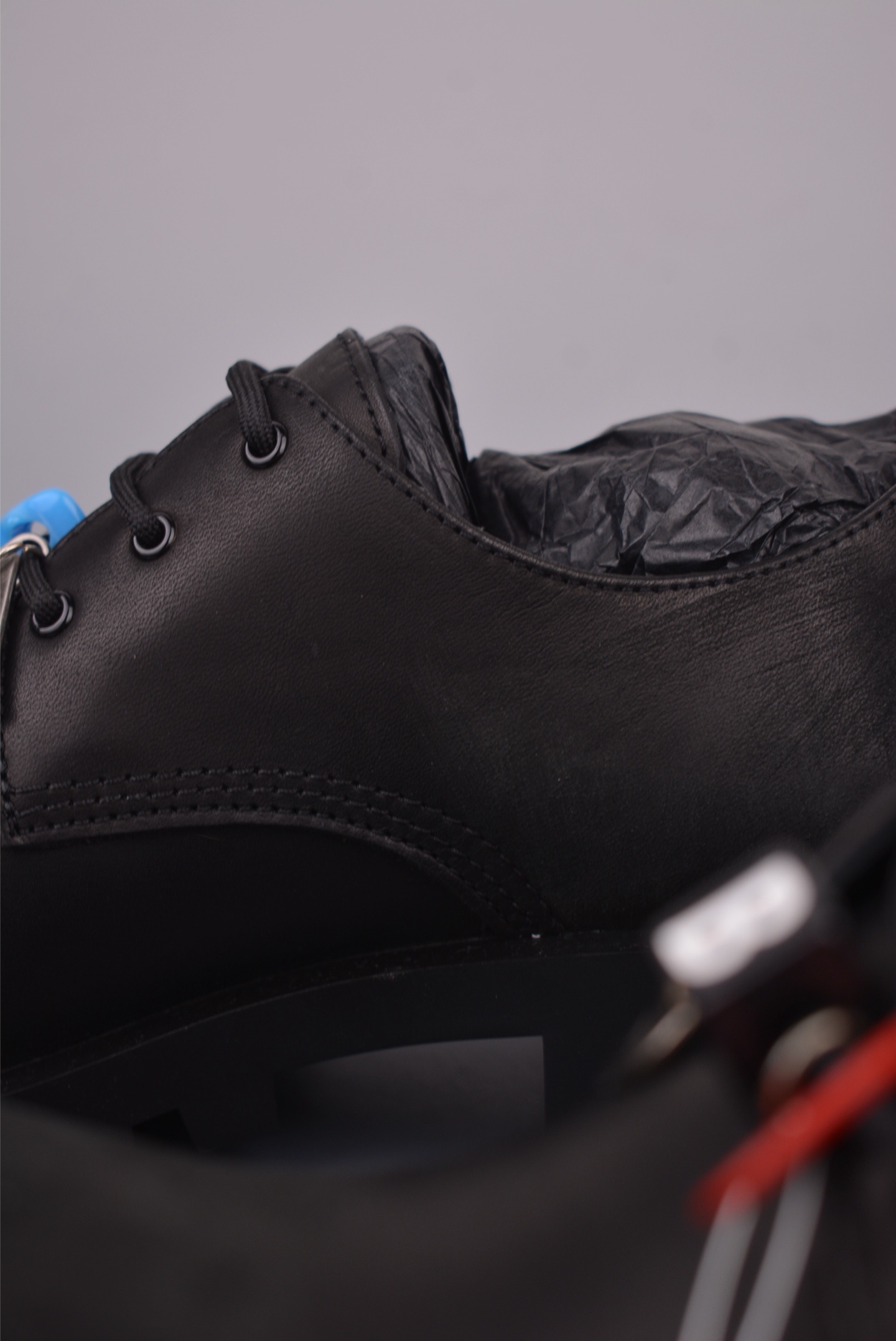 Balenciaga Rhino Derby catwalk low-top platform leather shoes 788138