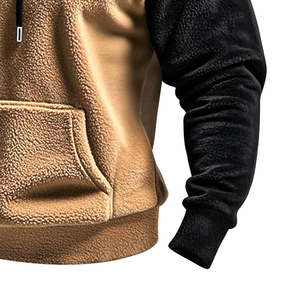 Carhartt Winter Fleece Hoodie with Contrast Sleeves