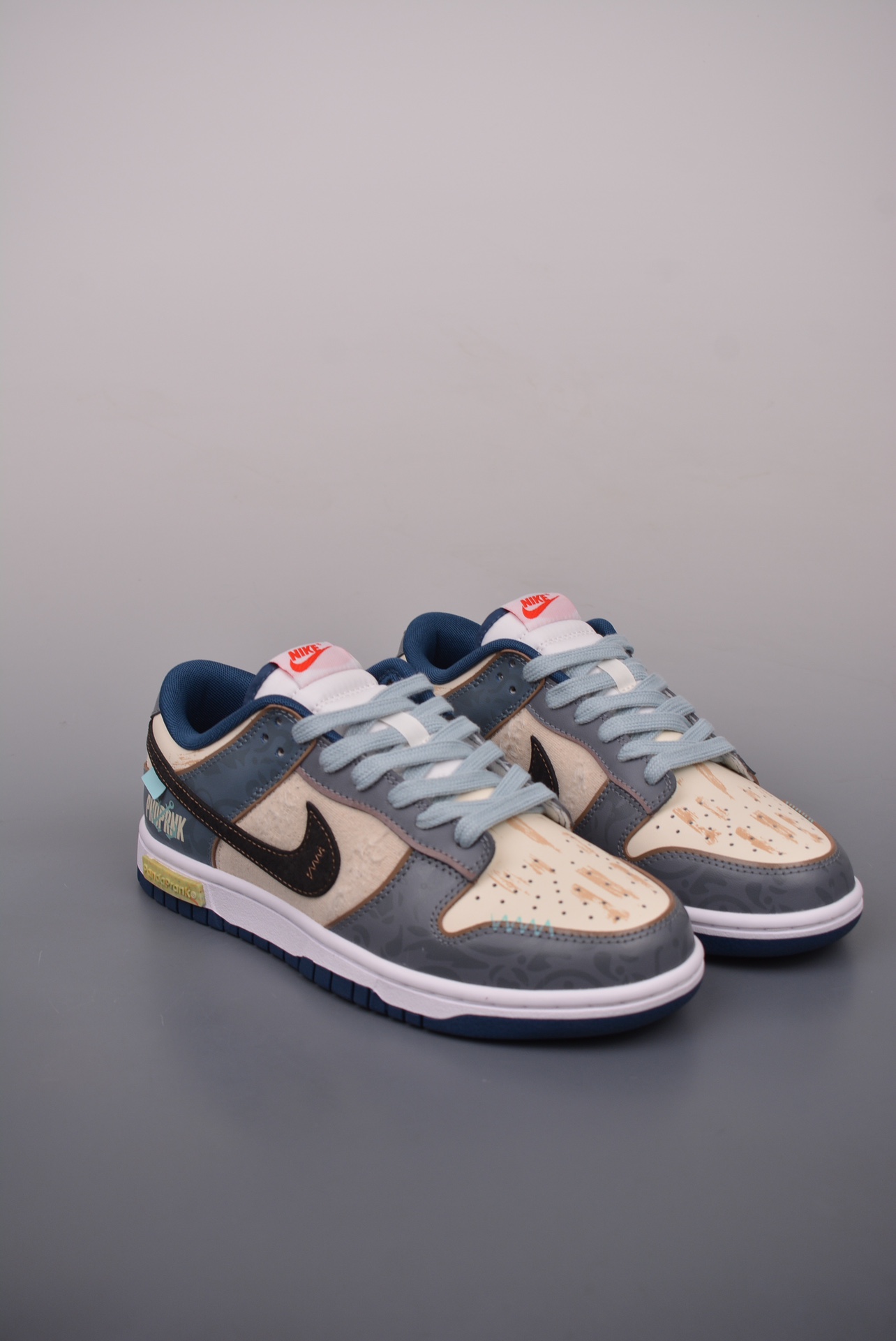 Nike SB Dunk Low Valentine's Day Beige and Black Nautical Age Graffiti DD1391-400