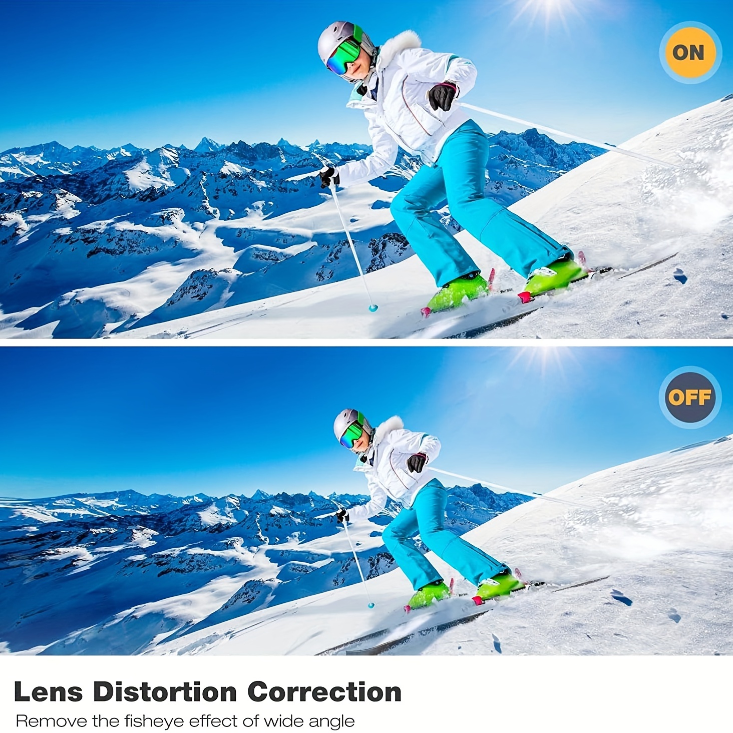 4K/60fps Touch Screen Hd Screen 170 Degree Wide Angle Unwaterproof 1181.1inch WiFi Action Camera With Remote Control Max Support 128GB Memory Card (not Included Sd Card )
