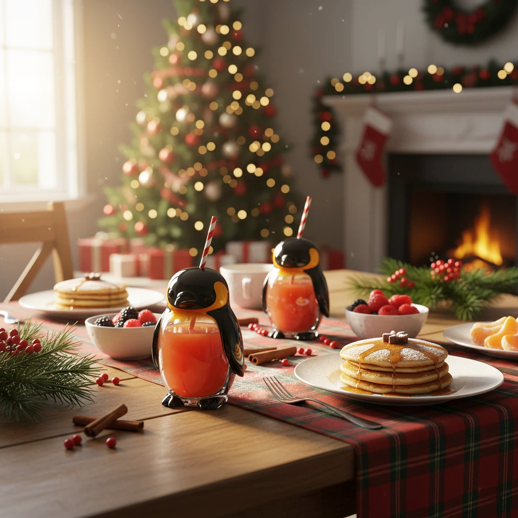 🐧🥤 emperor penguin glass - make every sip cuter!