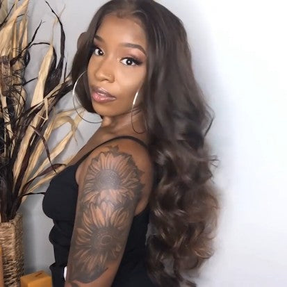 Special OFF | Beautiful blend color body wave wig