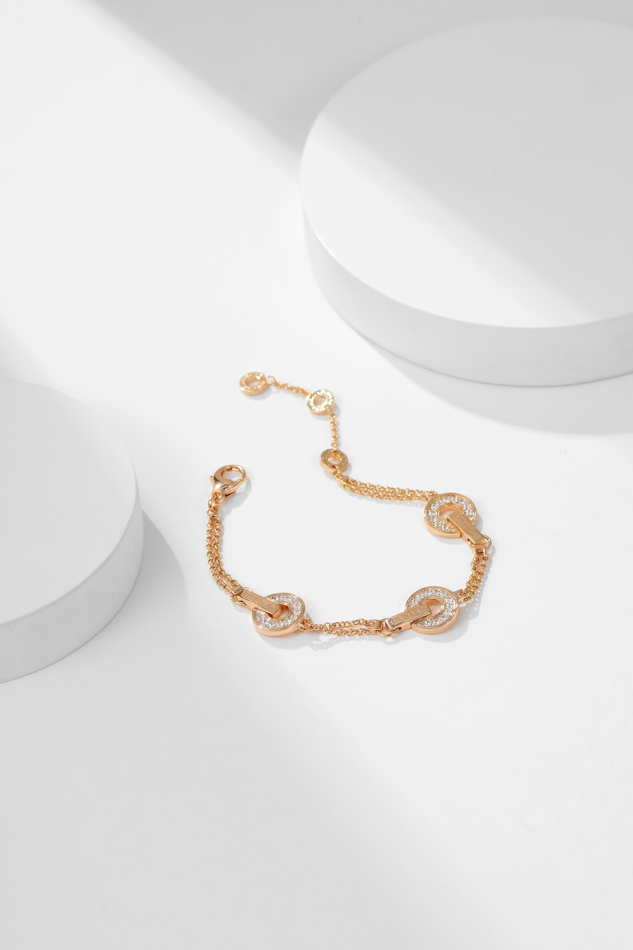 Bulgari Diamond Disc Bracelet