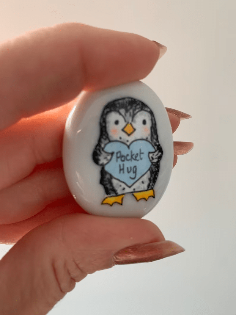 Positive affirmations, comfort stone