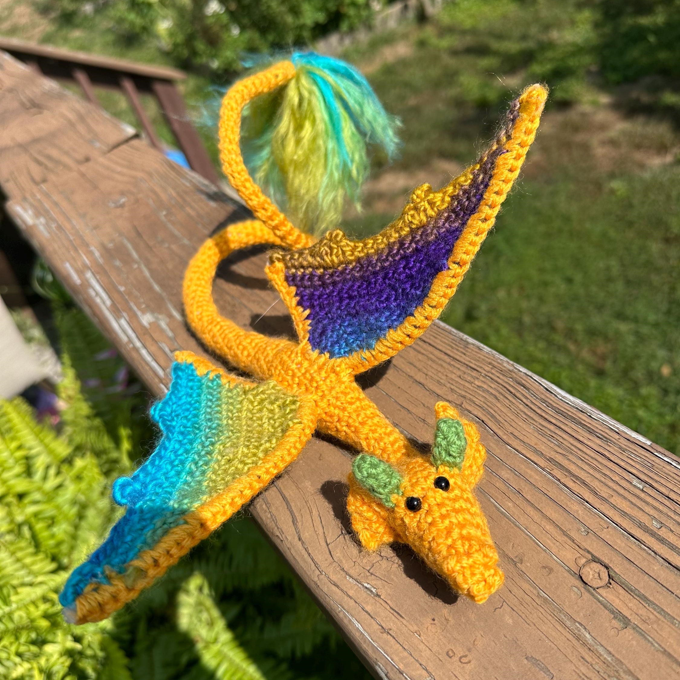 💗🎁 Mother's Day Gift 🐉 Crochet Wearable Wrap Dragon