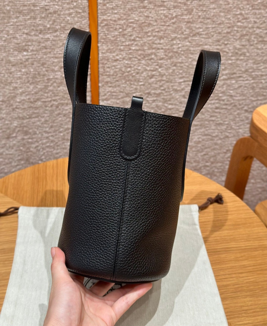 Hermès in the loop 89noir (handmade to order)