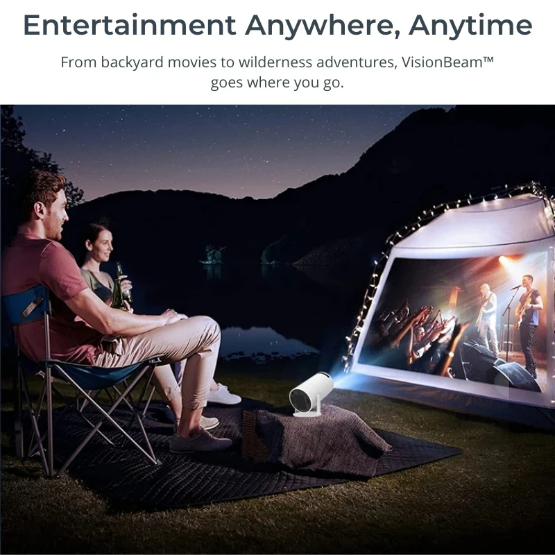 Today's special offer🔥Portable Smart Projector – 4K Home Cinema & Outdoor Projector