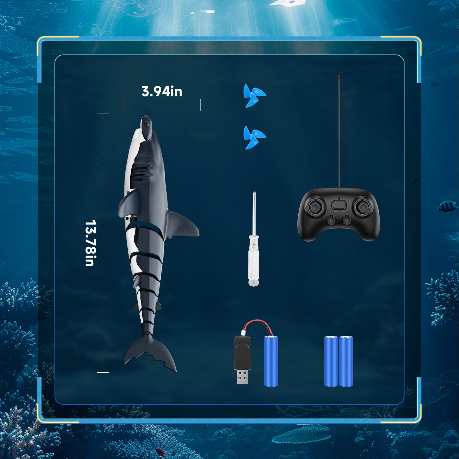 🔥On Sale 49% OFF🔥Real Diving Remote-Controlled Shark