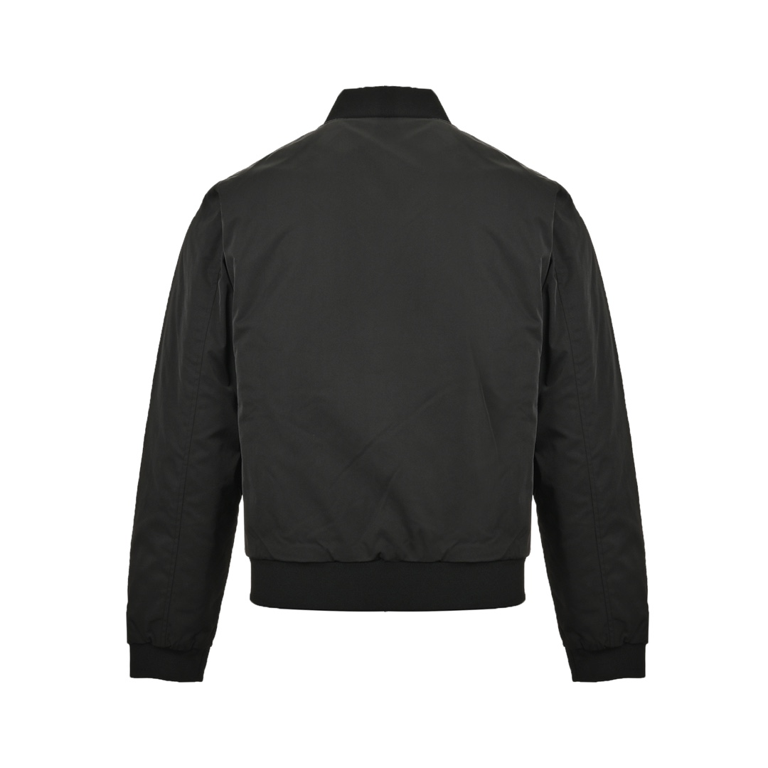 Prada 24Fw triangle logo thin cotton baseball jacket