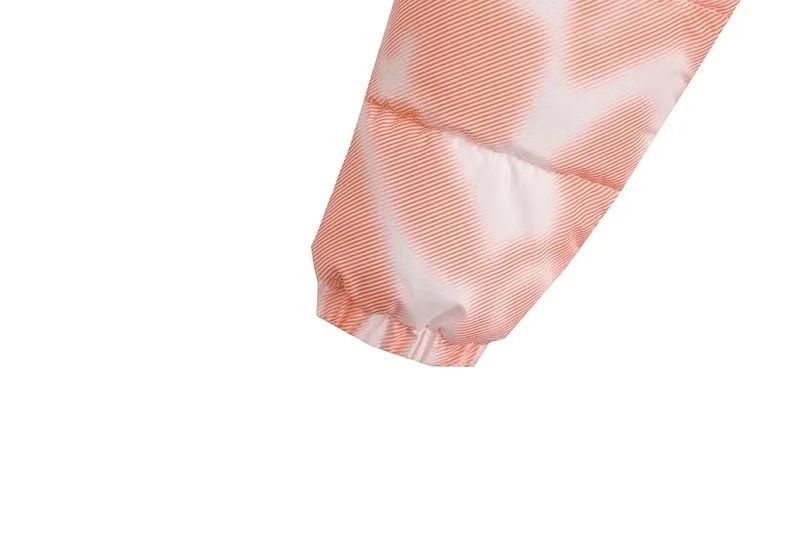 Autumn Women Clothing Printing Hooded Cotton Coat