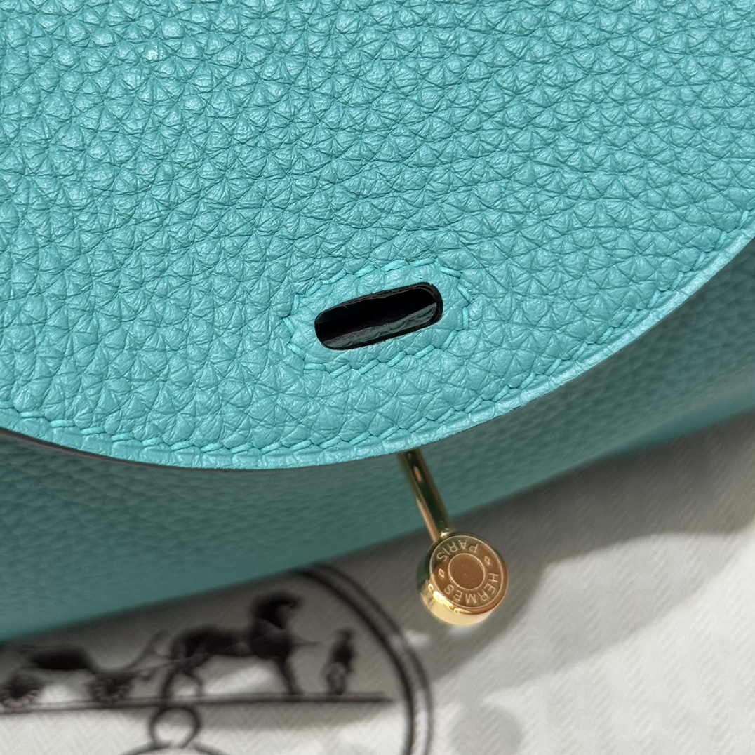 Hermès Lindy U1Vert verone handbag (handmade to order)