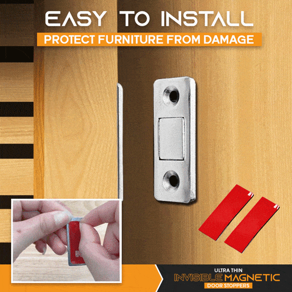 🎉Winter Sale 30% OFF - Ultra-thin Invisible Magnetic Door Stoppers