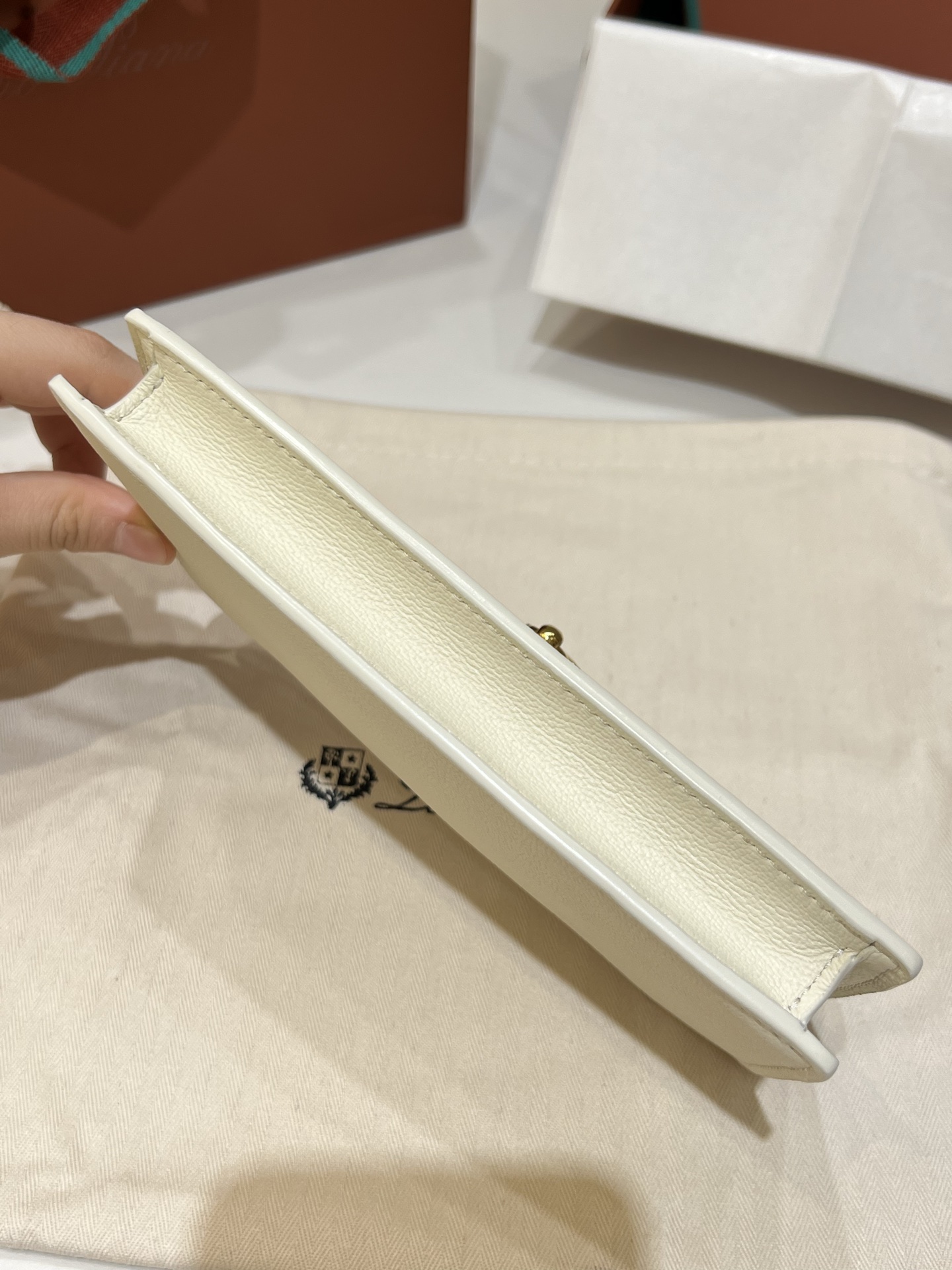 Loro Piana pochette clutch