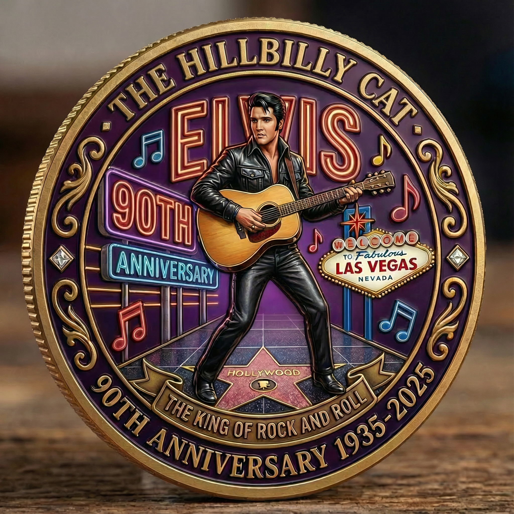 Elvis Presley 90th Anniversary Commemorative coin