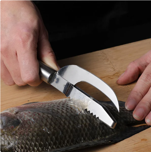 (💥Last Day Promotions-50% OFF)-Fish Knife Cut/Scrape/Dig 3-in-1--BUY 2 GET 1 FREE NOW